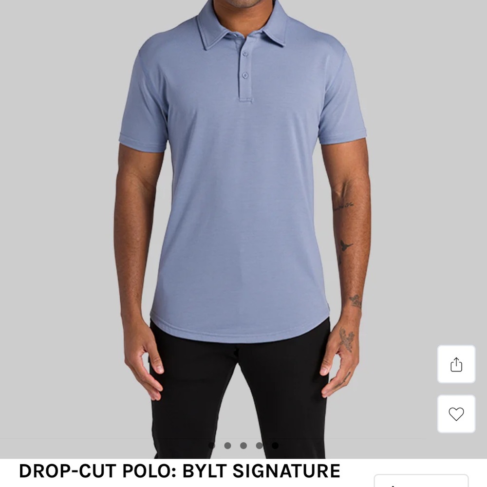 BYLT Drop-Cut LUX Polo